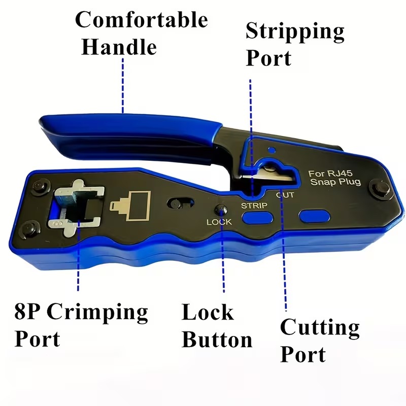 HERRAMIENTA DE CRIMPADO RJ45