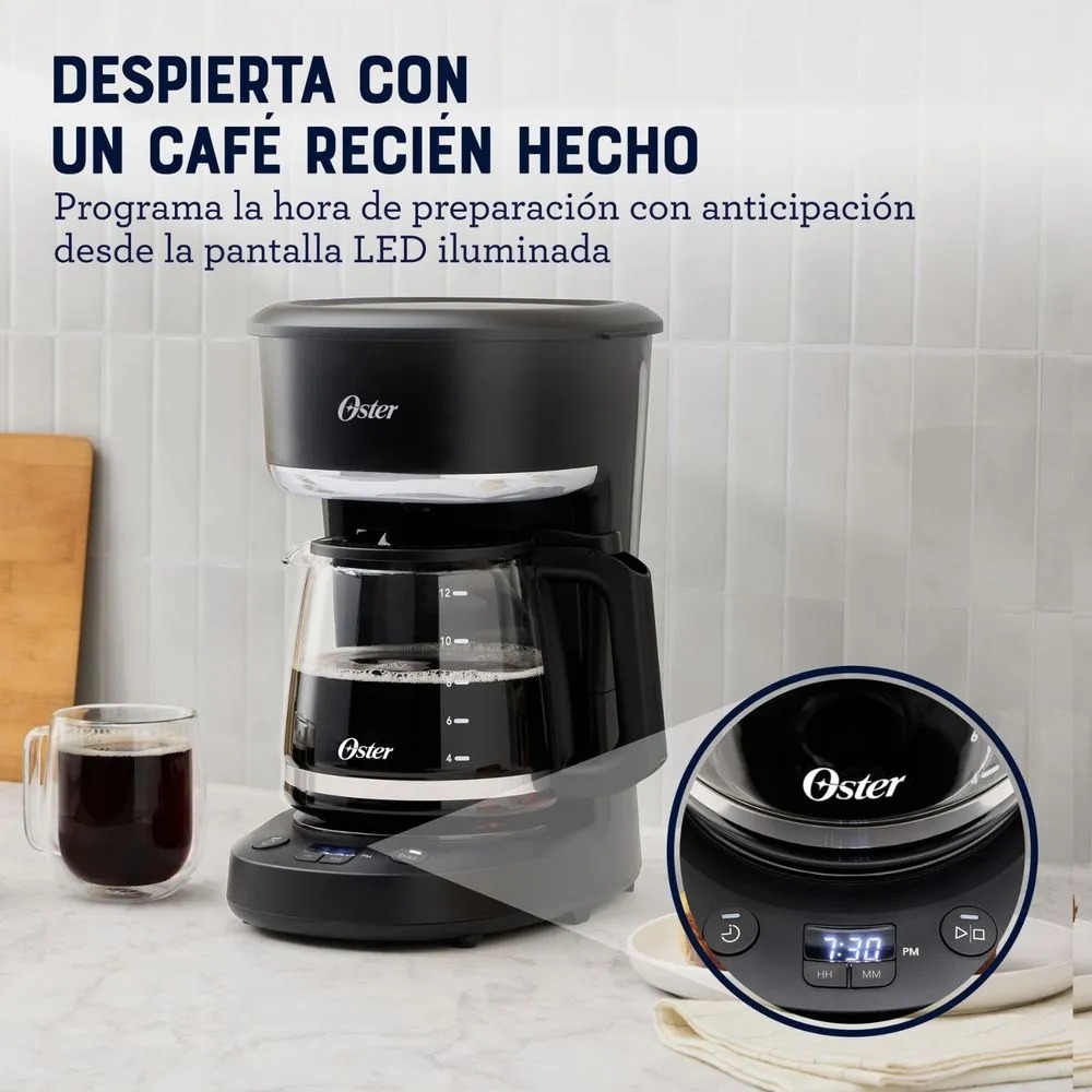 CAFETERA PROGRAMABLE 12 TAZAS - OSTER
