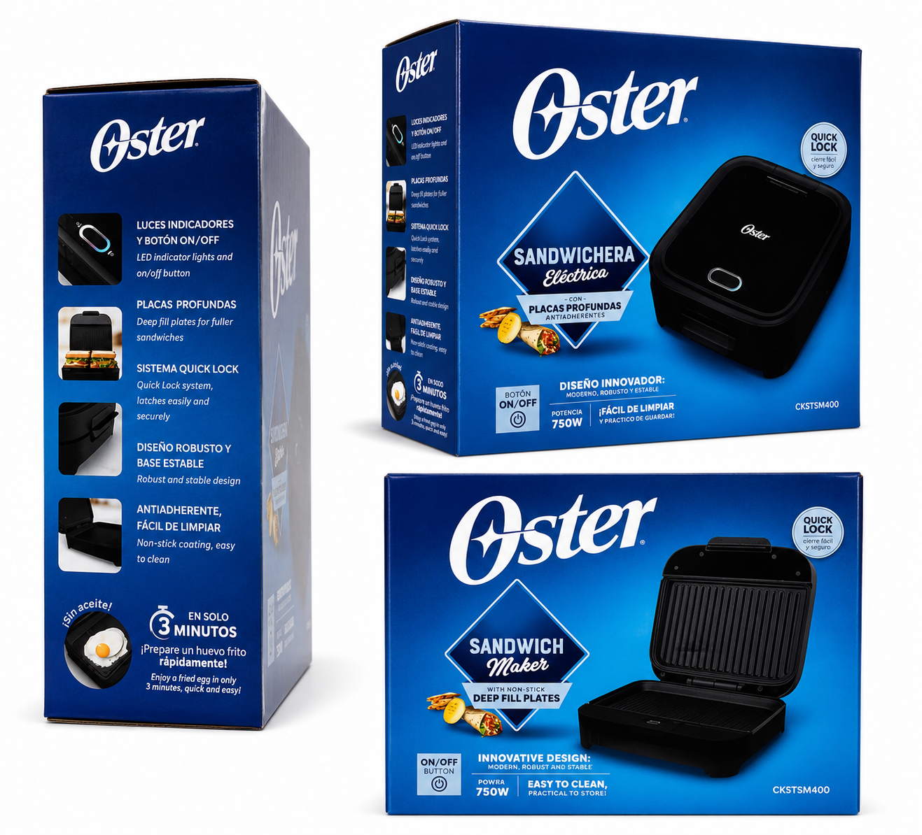 SANDWICHERA CKSTSM400 - OSTER