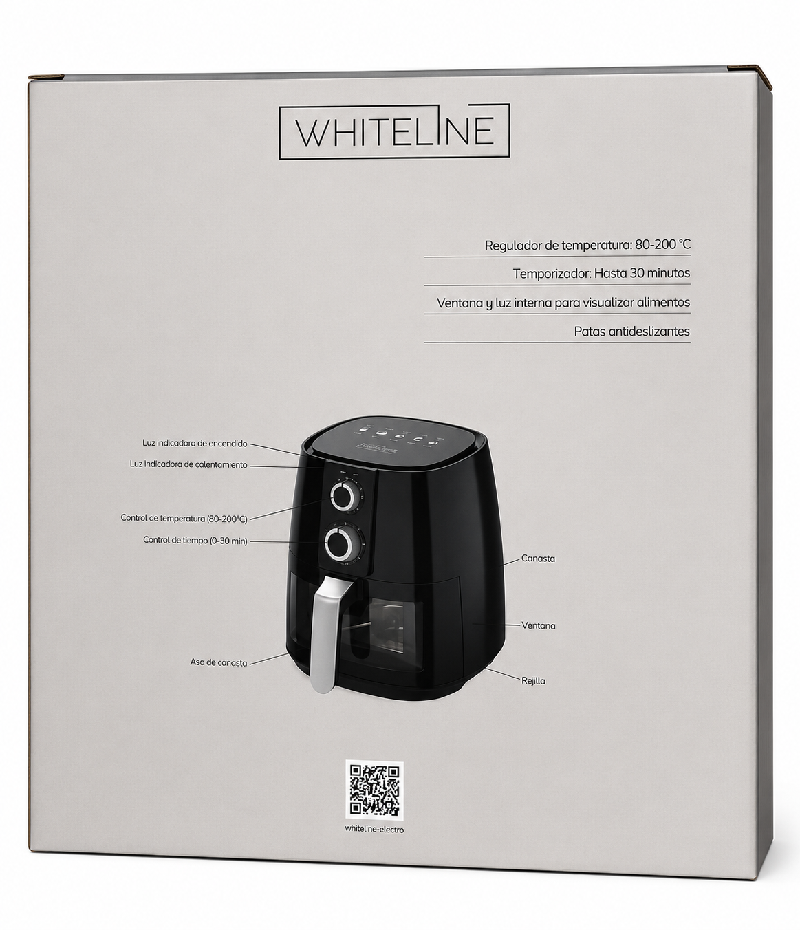 FREIDORA DE AIRE 4.2L - WHITELINE