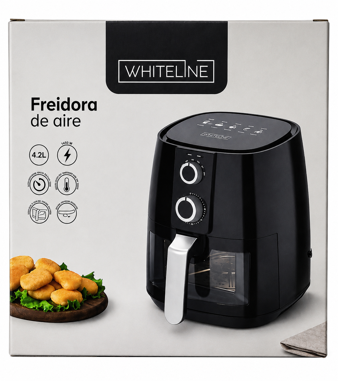 FREIDORA DE AIRE 4.2L - WHITELINE