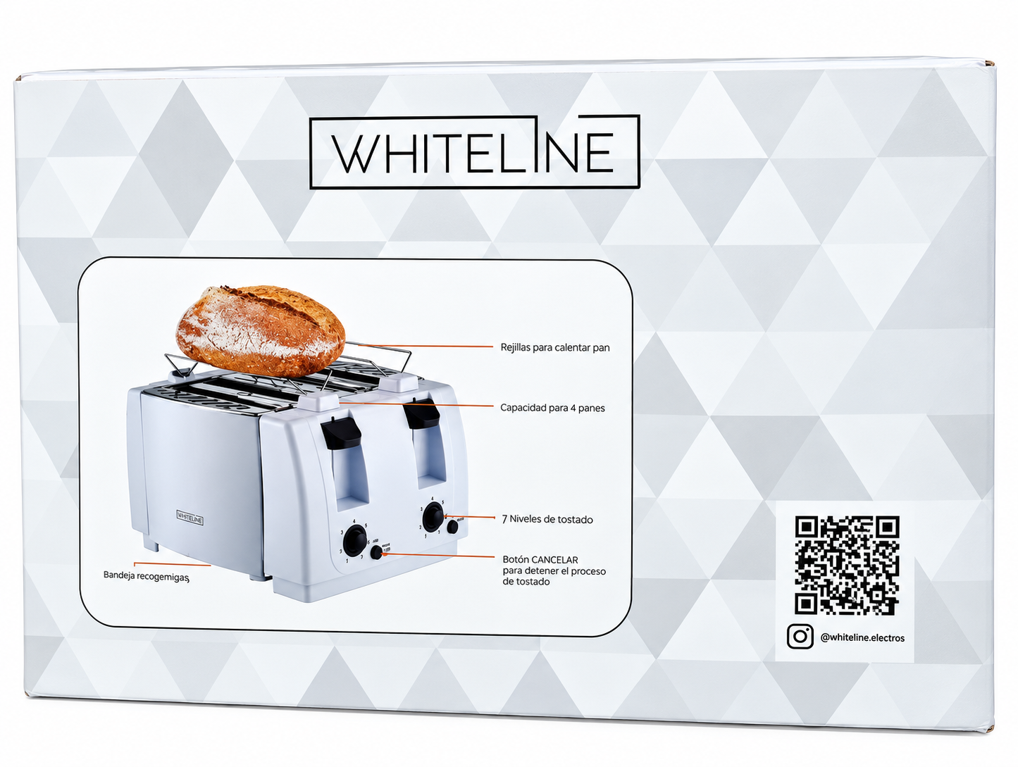 TOSTADORA 4 PANES - WHITELINE