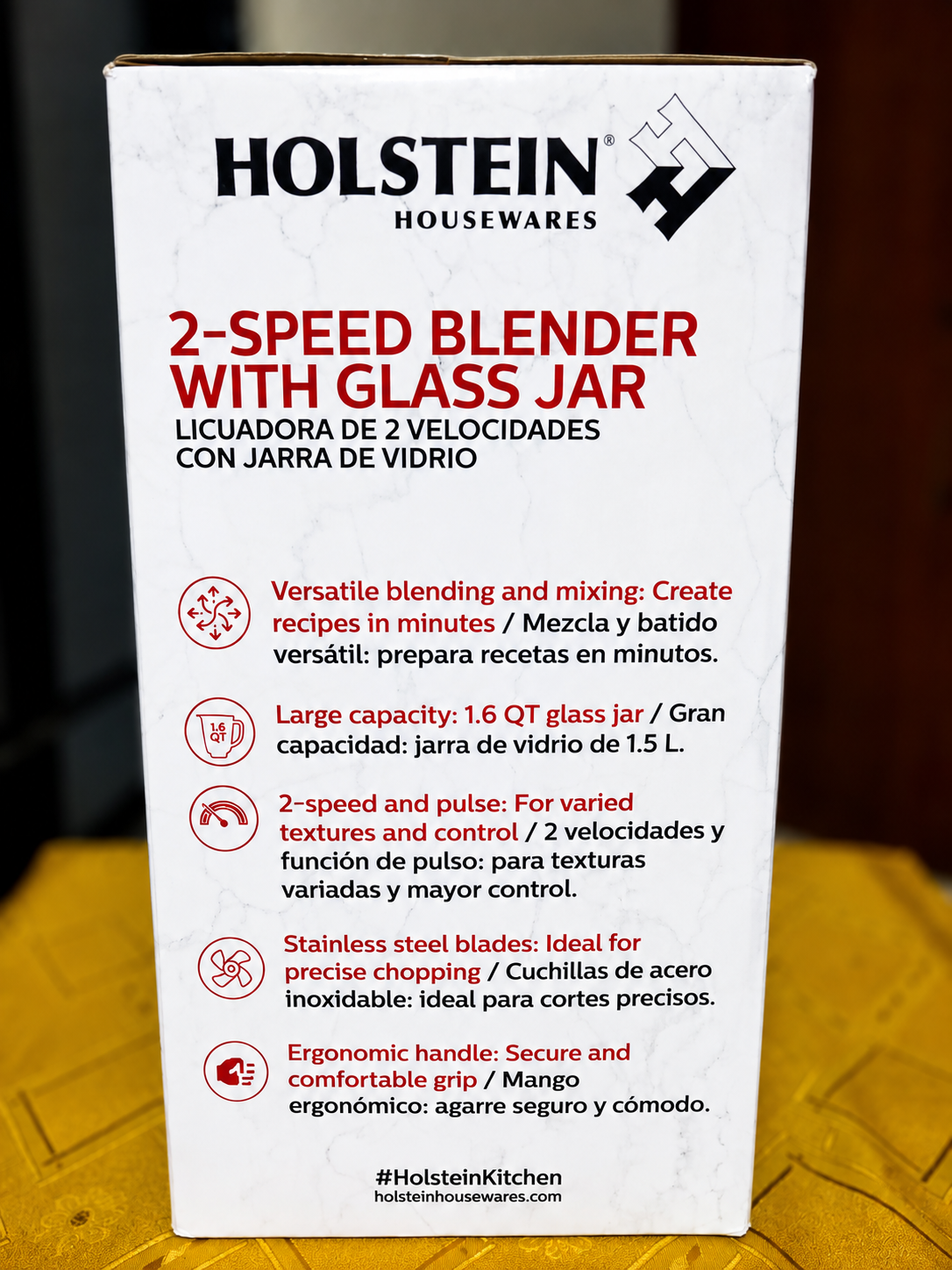 LICUADORA DOS VELOCIDADES - HOLSTEIN