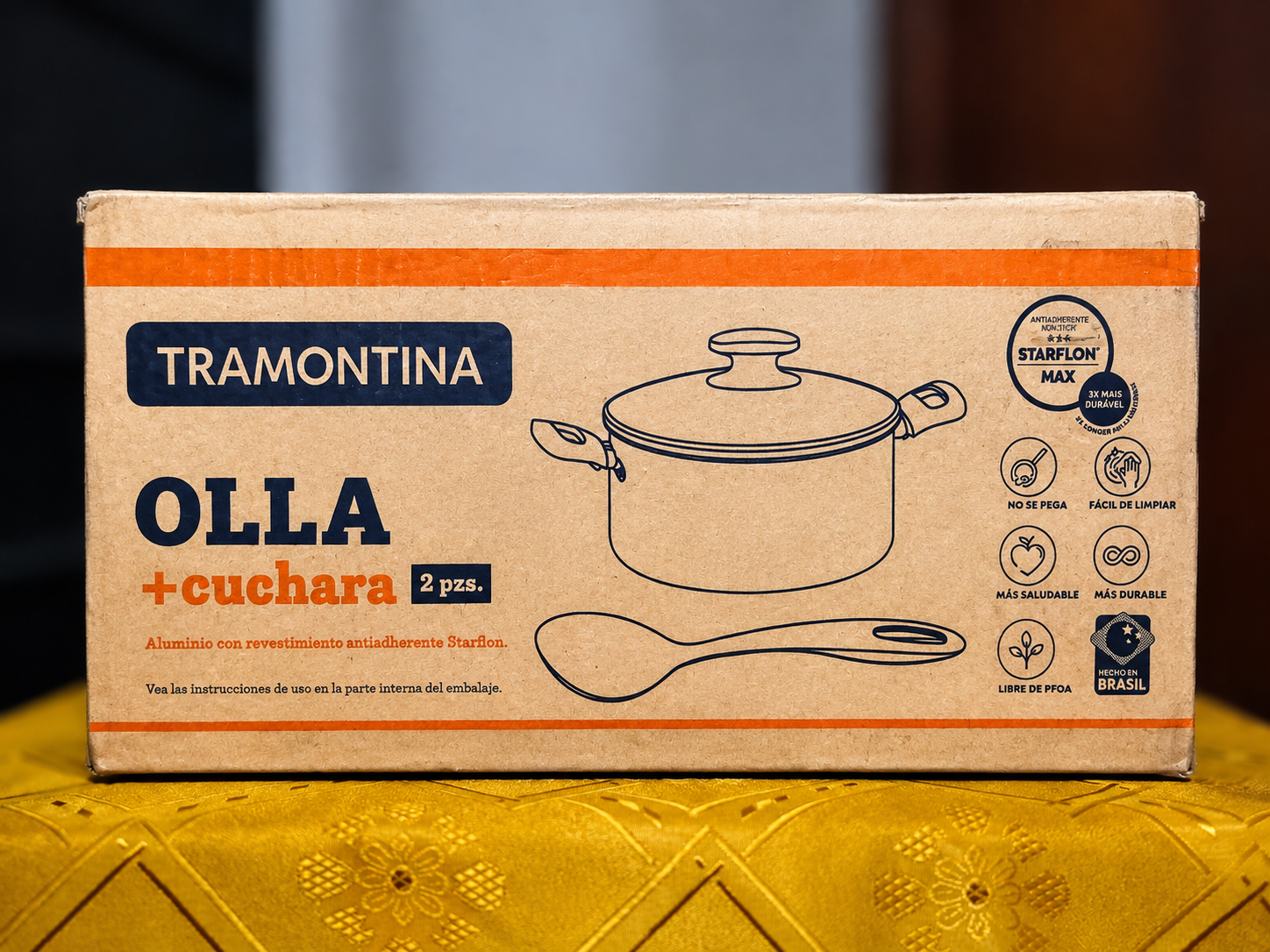 OLLA + CUCHARA - TRAMONTINA