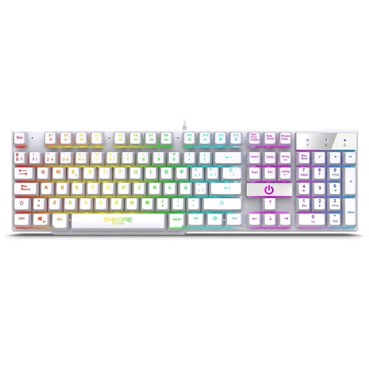 TECLADO ENKORE BRAIN - ENK 603W
