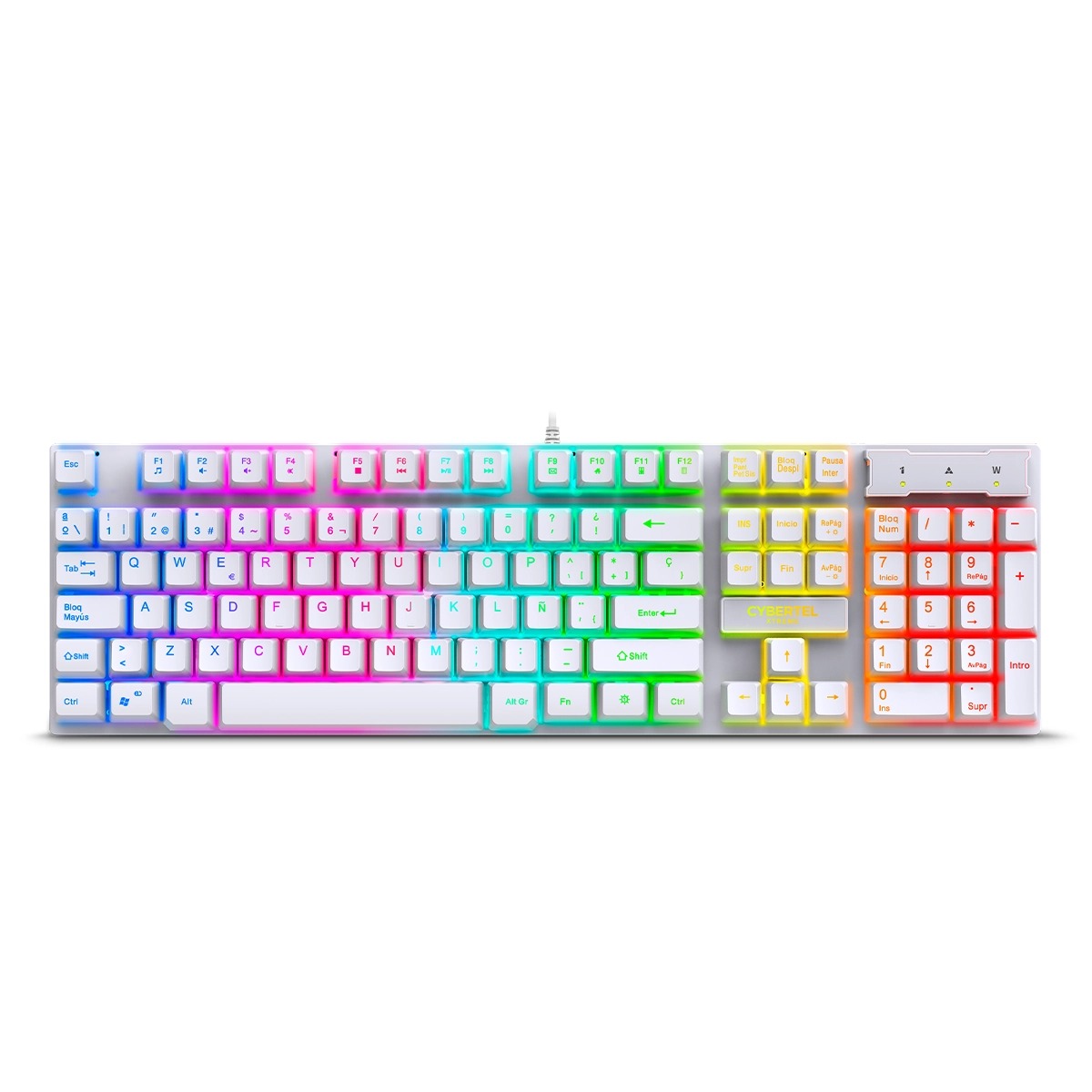 TECLADO GAMER XTREME CYB K505W - CYBERTEL